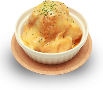 みぼうじんカレー：ポテトの辛味マヨ焼き